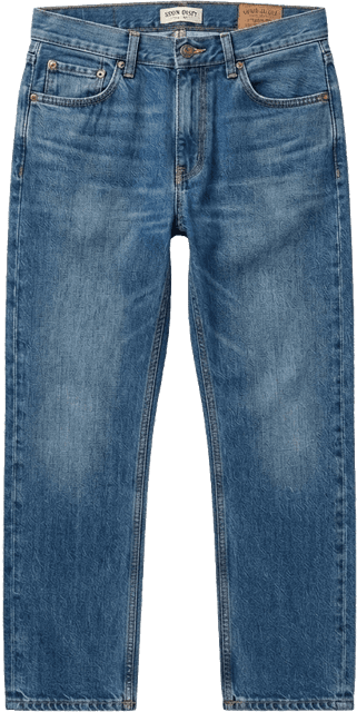 Jean azul de corte recto